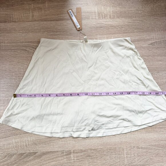 NWT SKIMS Soft Lounge Mini Skort Bone Cream Small - Picture 7 of 12
